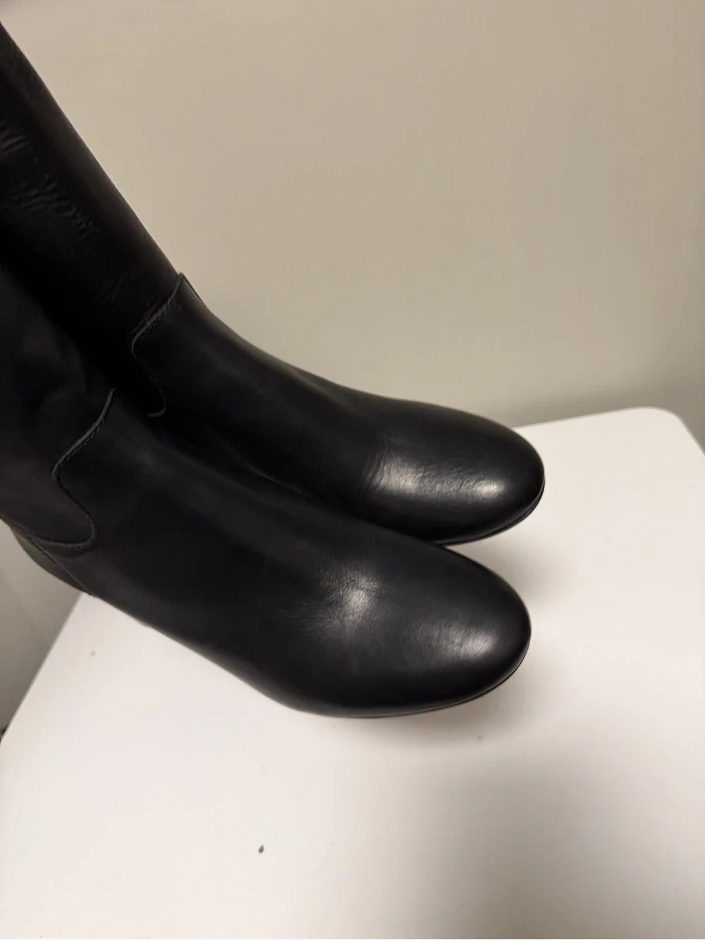 Madewell The Scarlett Tall Boot in Leather True Black Women’s US 9